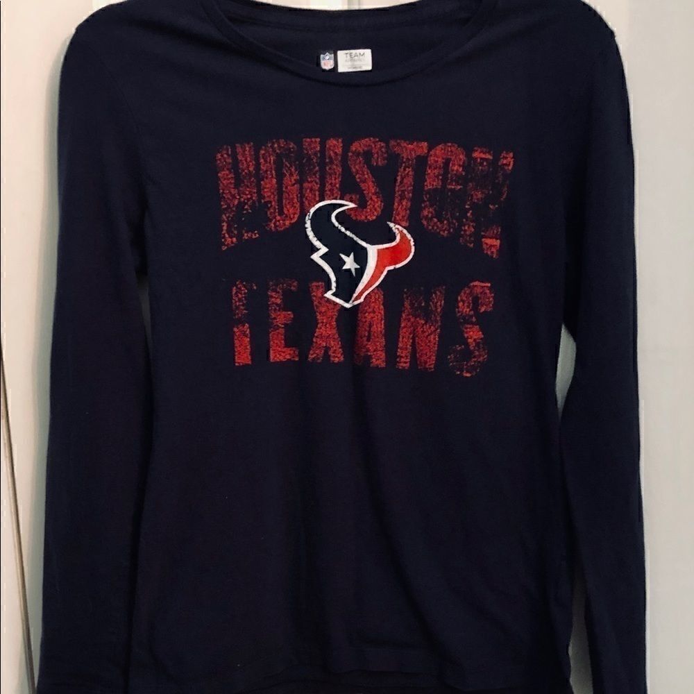 Navy
long sleeve Texans NFL tee